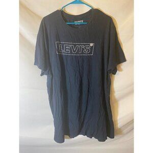 Levi’s Men’s T-shirt Size 2x 2xL Short Sleeve Shirt Navy Blue XXL
